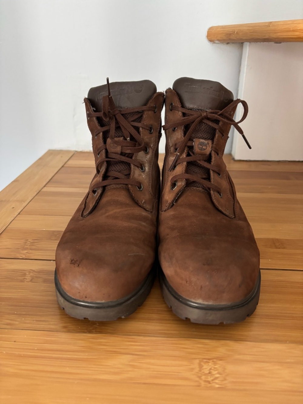 Timberland Men's Brown Lace-Up Leather Boots